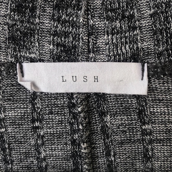 Lush Grey Blend Casual Comfy Cardigan Sweater - Picture 3 of 5